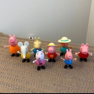 Peppa pig figurines